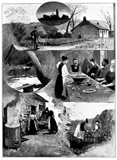 Christmas Prints: A Free Communist Colony in England: sketches at Clousden Hill Farm