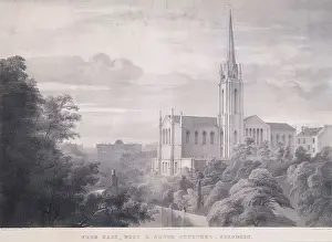 Granite Prints: Free East, West and South Churches, Aberdeen, c1850s. Creator: Unknown