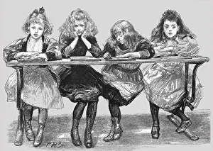 Defiance Prints: Free Education--A Difficult Problem, drawn from life, 1891. Creator: Unknown