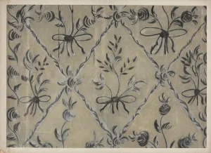 Free Hand Decorated Wall, c. 1939. Creator: Michael Lauretano Free Hand Decorated Wall, c. 1939. Creator: Michael Lauretano