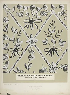 Lauretano Michael Prints: Free Hand Decoration, c. 1939. Creator: Michael Lauretano