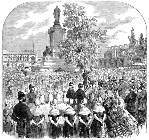 Trumpet Players Prints: Free opening of the Royal Horticultural Society's Gardens on the anniversary of the late