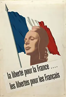 Nationalism Prints: Freedom for France - freedom for the French