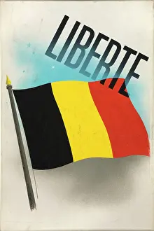 Nationalism Prints: Freedom, World War II poster, between 1940 and 1946