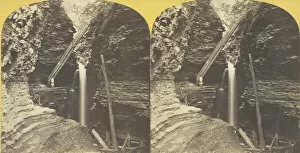 Waterfalls Gallery: Freer Glen at Watkins, 1860 / 65. Creator: J. C. Burritt