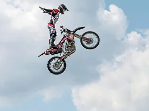Jump Prints: Freestyle Moto-Cross stunt motorcycling 2013