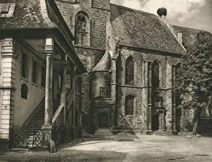 Freinsheim (Pfalz). Town Hall steps - Church, 1931. Artist: Kurt Hielscher