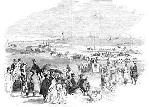 Lincolnshire Prints: Freiston Shore Races, 1844. Creator: Unknown