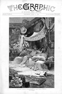 French actress Sarah Bernhardt in her Paris studio, France, 1890 French actress Sarah Bernhardt in her Paris studio, France, 1890