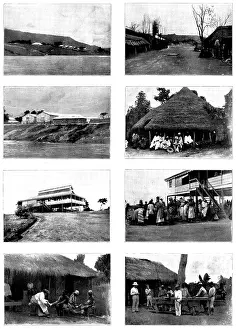 Capital City Prints: The French Aggressions in West Africa: scenes in the Royal Niger Company's Territory