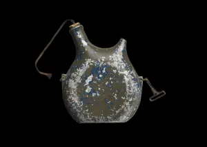 Water Bottle Prints: French Army canteen, 1914-1918. Creator: Unknown