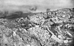 Barrage Gallery: French artillery assault on the Eparges ridge, near Verdun, France, 2 August 1915