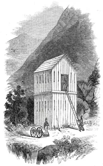 Consul Gallery: The French block house prison, in which Mr. Pritchard was confined, 1844