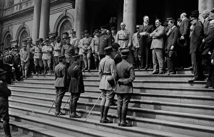 Chasseurs Prints: French chasseurs, between c1915 and c1920. Creator: Bain News Service