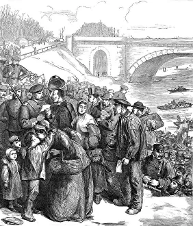 Begging Prints: French coming into the Prussian lines for bread