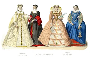 Duke Of Anjou Gallery: French costume: Charles IX, Henry III, (1882)