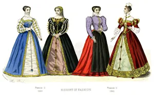 Augustin Challamel Gallery: French costume: Francis II, (1882)