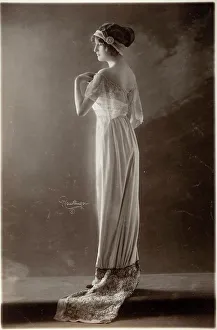 Reutlinger Prints: French Fashion Photograph, c.1895. Creator: Reutlinger