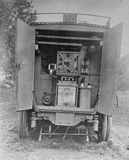 Mobile Prints: French field wireless, between c1915 and 1918. Creator: Bain News Service