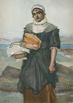 Holme Collection: A French Fisher Girl, c1890, (1906). Creator: James Dromgole Linton