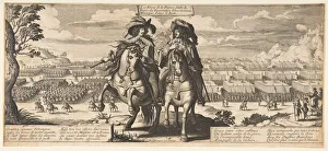 Metropolitan Museum Prints: The French Forces: Louis XIII and Gaston d Orleans, ca. 1630. Creator: Abraham Bosse