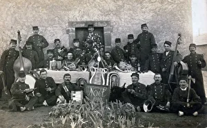 French Foreign Legion christmas, Algeria, 1910