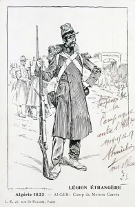 The French Foreign Legion, Maison Carree, Algeria, 1833, (20th century)