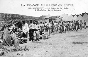 Provisions Prints: French Foreign Legion in Safsafat, eastern Morocco, 20th century