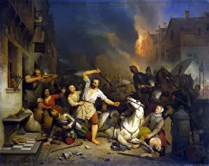 Images Dated 9th March 2011: French Fury in Antwerp, 1827-1846