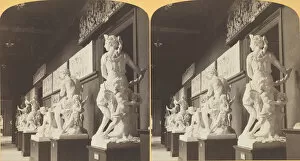 Sculptures Gallery: French Historic Sculpture; Room 11 Art Institute, 1893. Creator: Henry Hamilton Bennett