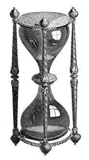 Timer Prints: A French hour glass, 16th century, (1870)