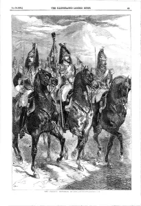 Henry Linton Prints: The French Imperial Guard - Cavalry, 1856. Creator: Henry Duff Linton
