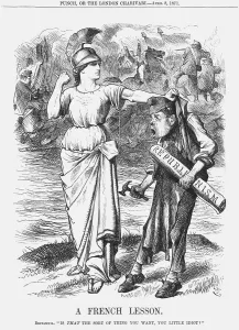 Republicanism Prints: A French Lesson, 1871. Artist: Joseph Swain