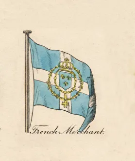Symmetric Cross Prints: French Merchant, 1838