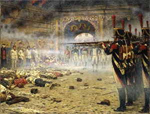 The French in Moscow, 1897-1898. Artist: Vereshchagin, Vasili Vasilyevich (1842-1904) The French in Moscow, 1897-1898. Artist: Vereshchagin, Vasili Vasilyevich (1842-1904)