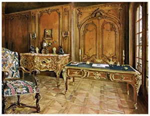 Edwin Foley Gallery: French panelled room, Wallace Collection, London, 1911-1912.Artist: Edwin Foley