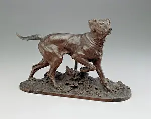 Behaviour Prints: French Pointer, 1863. Creator: Pierre-Jules Mene