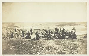 Crimean War Gallery: The French Redoubt at Inkermann, 1855. Creator: Roger Fenton