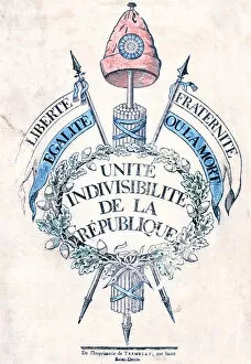 Cap Of Liberty Gallery: French Revolution 1789: Allegorical emblem of the Republic
