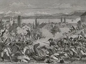 Shooting Prints: French Revolutionary Wars: Second Coalition (1709-1802) - 'Battle of Zurich'