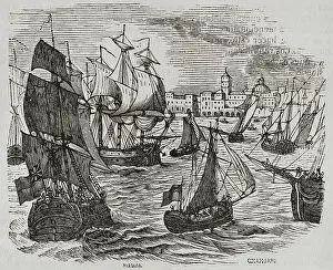 French Revolutionary Wars - Siege of Toulon, 1793 (1851). Creators: Miranda, Chamorro