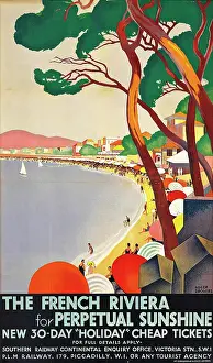 The French Riviera for Perpetual Sunshine, 1930. Creator: Broders, Roger (1883-1953)