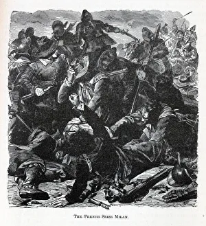 The French Seize Milan, 1882. Artist: Anonymous