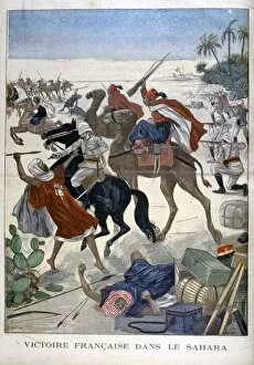Belon Gallery: French Victory in the Sahara, 1900. Artist: Joseph Belon