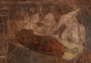Fresco in the Cathedral of Our Lady of the Sign, Novgorod, Early 18th cen Artist: Bakhmatov, Ivan Yakovlevich (active Early 18th cen. )