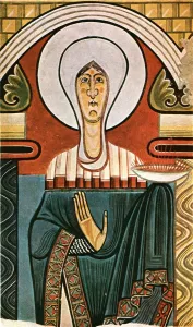 Sanc Grael Prints: Fresco in the church of Sant Climent de Tahüll