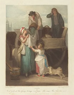 Vendramini Giovanni Prints: Fresh Gathered Peas, Young Hastings, published 1795. Creator: Giovanni Vendramini