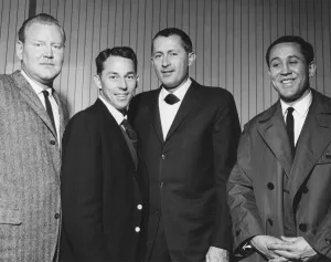 Barbershop Prints: Four Freshmen, London, 1962. Creator: Brian Foskett
