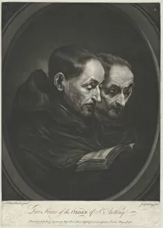 Monk Collection: Two Friars of the Order of Saint Anthony, 1766. Creator: Jonathan Spilsbury