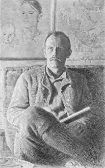 Fridtjof Nansen, 1897. Artist: Johan Nordhagen